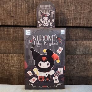NIB Kuromi Poker Kingdom Plush Series, Confirmed Club